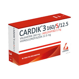 Cardik 3 160/5/12.5mg 30 tabletas — Legrand