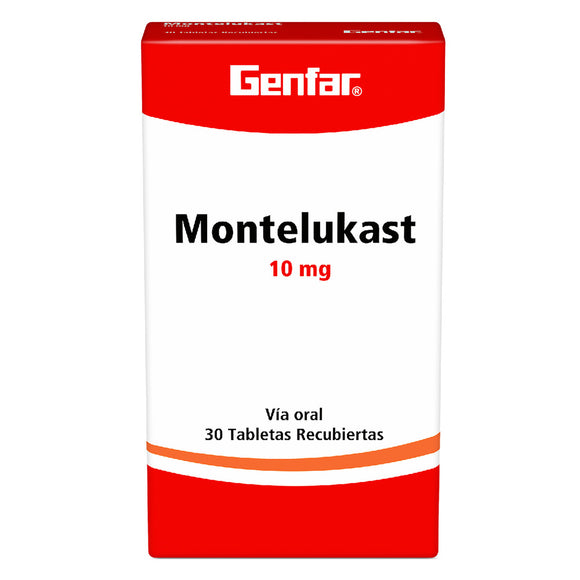 Montelukast 10mg 30 Tabletas — Genfar