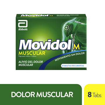 Movidol M Muscular naproxeno sódico 220mg 8 tabletas — Lafrancol