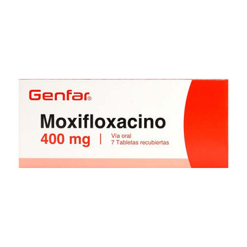 Moxifloxacino 400mg 7 Tabletas — Genfar