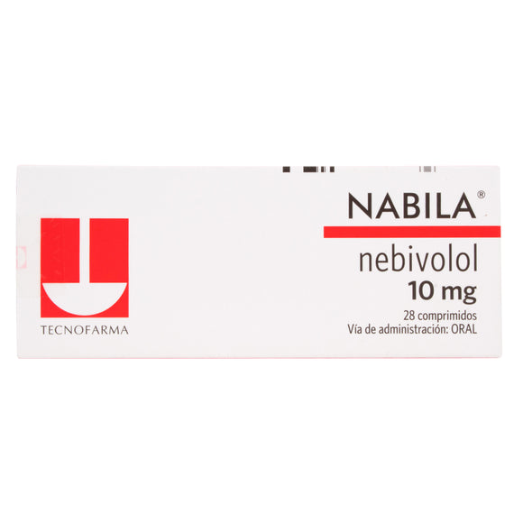 Nabila nebivolol 10mg 28 comprimidos — Tecnofarma