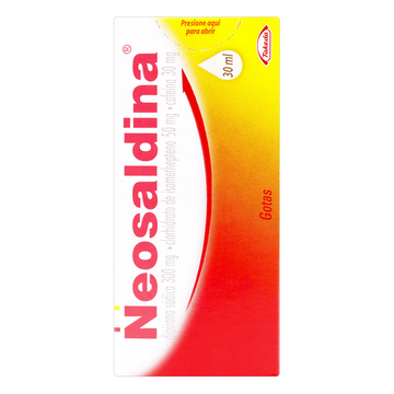 Neosaldina gotas dipirona isometepteno cafeína solución oral frasco 30 mL — Eurofarma