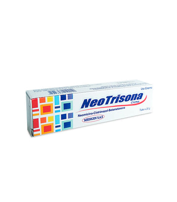 Neotrisona crema betametasona clotrimazol neomicina 20 g — Medigen