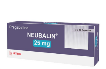 Neubalin Pregabalina 25 mg 30 Cápsulas — Hetero Seven Pharma