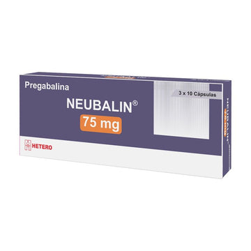 Neubalin pregabalina 75mg 30 cápsulas — Hetero Seven Pharma