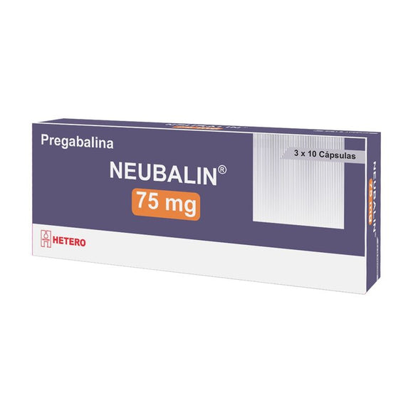 Neubalin pregabalina 75mg 30 cápsulas — Hetero Seven Pharma