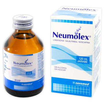 Neumolex Jarabe Loratadina Salbutamol Noscapina 120 ml — Novamed