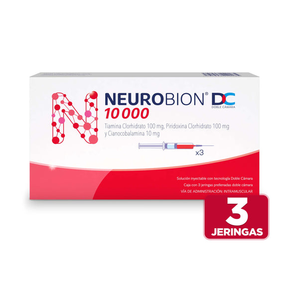 Neurobion DC complejo B inyectable 3 ampollas — Procter & Gamble