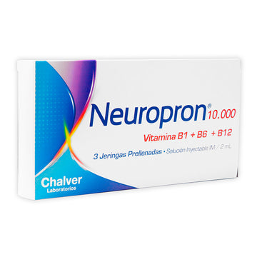 Neuropron 10.000 Solución Inyectable 2 ml x 3 Unidades — Chalver