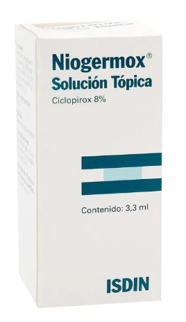Niogermox ciclopirox 8% solución 3.3 ml — Isdin