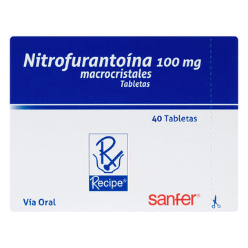 Nitrofurantoína 100 mg 40 Tabletas — Bussié