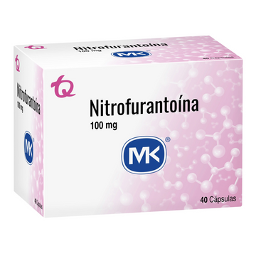 Nitrofurantoina 100mg 40 Cápsulas — MK