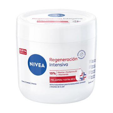 Crema Nivea Regeneración Intensiva piel seca pote 400 ml — Beiersdorf