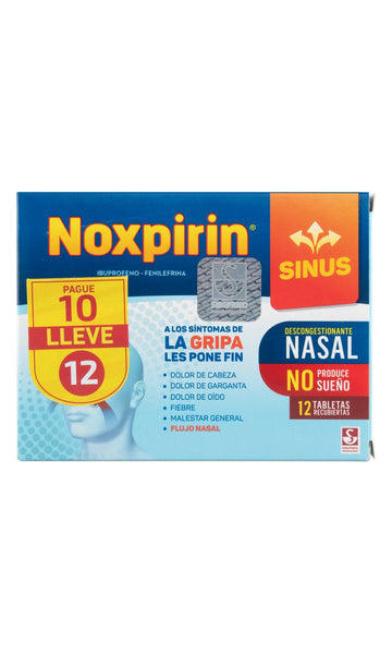 Noxpirin Sinus 12 Tabletas — Siegfried