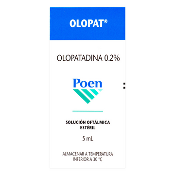 Olopat 0.2% olopatadina gotas oftálmicas 5 ml — Megalabs