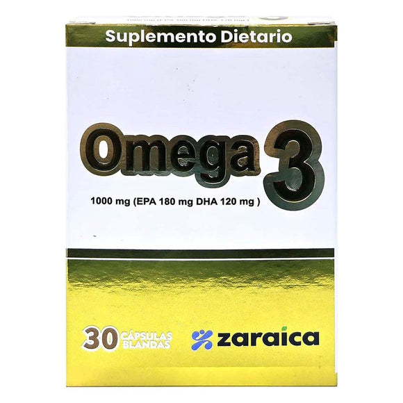 Omega 3 1000mg 30 cápsulas — Zaraica