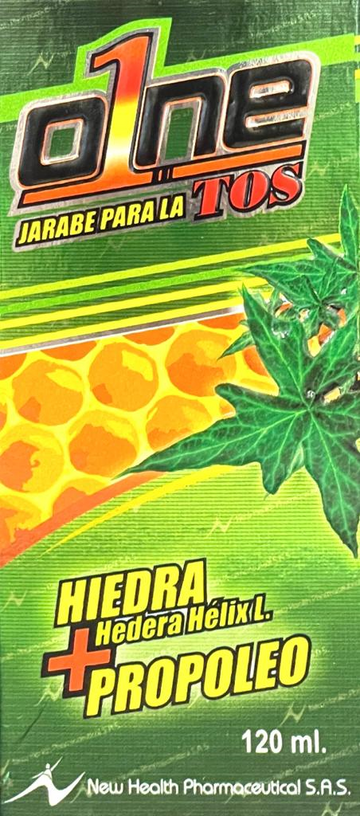 One Tos Jarabe (hedera+propoleo) 120 ml — NEW Health Pharmaceutical