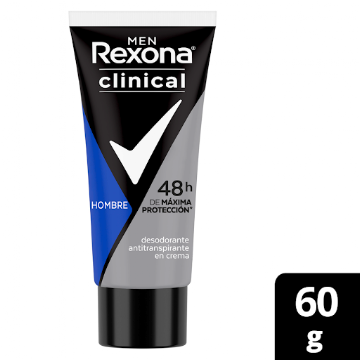 Desodorante Rexona Clinical Men crema 60g — Unilever