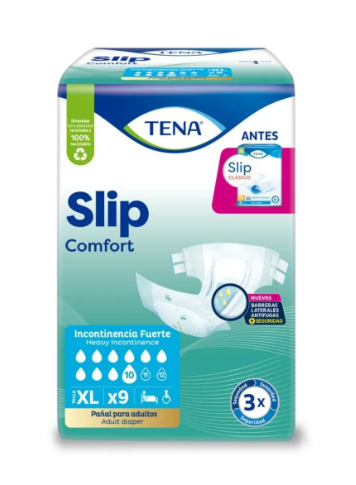 Pañal Tena Comfort Clásico Talla XL 9 Unidades — Familia
