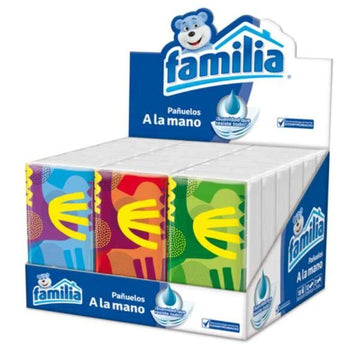Pañuelos Familia triple hoja bandeja 18 unidades