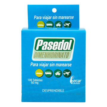 Pasedol 50mg 100 tabletas — Ecar
