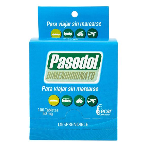 Pasedol 50mg 100 tabletas — Ecar
