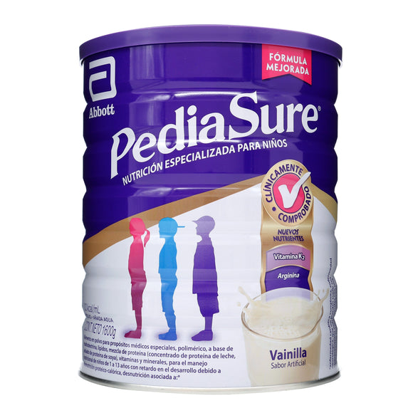 PediaSure Polvo Vainilla 1600 g - Suplemento nutricional infantil Abbott
