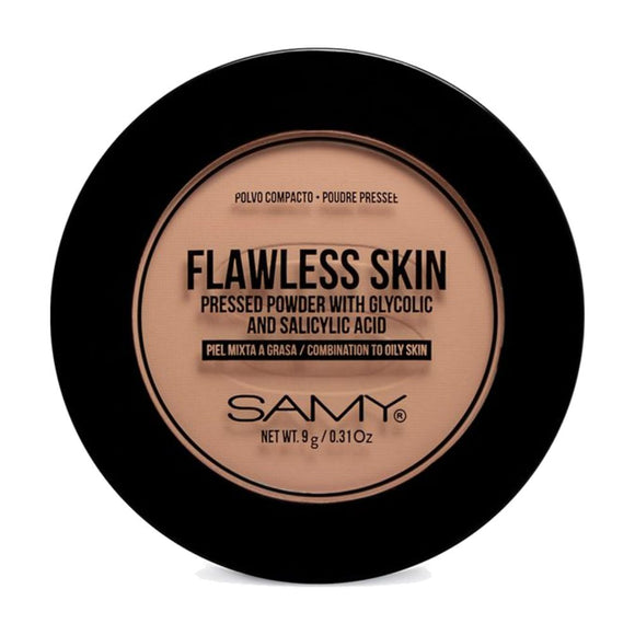 Polvo Compacto Piel Mixta a Grasa Samy 04 Medium Tan 9 g — Cosméticos Samy