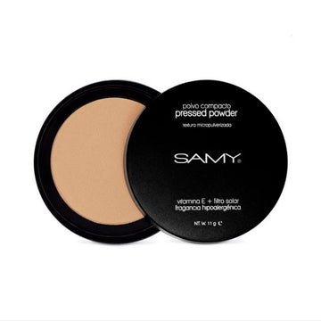 Polvo Compacto Sin Espejo Samy 02 Beige — Cosméticos Samy