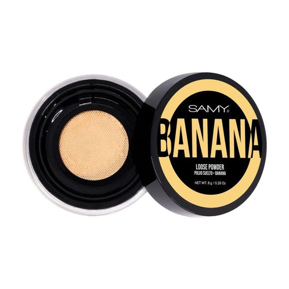 Samy polvo suelto Banana acabado mate frasco 8 g — Cosméticos Samy