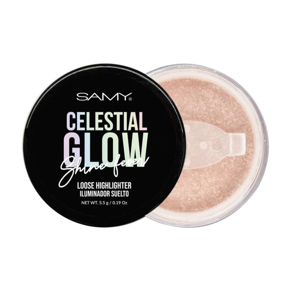 Polvo Suelto Iluminador Samy 02 Golden Hour 5,5 g — Cosméticos Samy