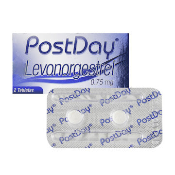 Postday Levonorgestrel 0.75mg 2 tabletas — Lafrancol