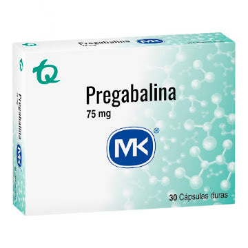 Pregabalina 75mg 30 cápsulas — MK Tecnoquímicas