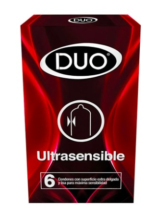 Preservativo Duo Ultrasensible 6 unidades — BDF