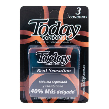 Preservativo Today Real Sensation 3 uds — Haleon