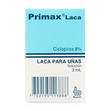 Primax Laca ungüeal ciclopirox olamina 8% frasco 3 ml - Laboratorios Bussié