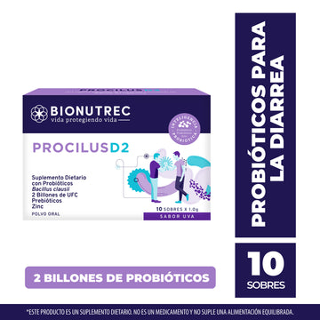 Procilus Probióticos D2 10 Sobres La Sante