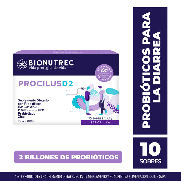 Procilus Probióticos D2 10 Sobres La Sante