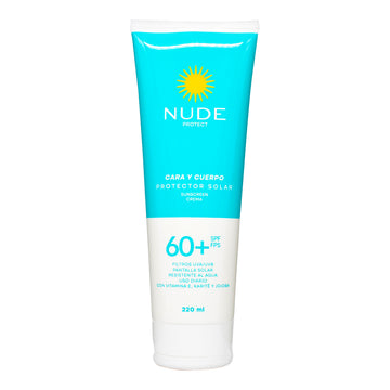 Protec Solar Nude SPF 60 Cara y Cuerpo 220 ml — Prebel