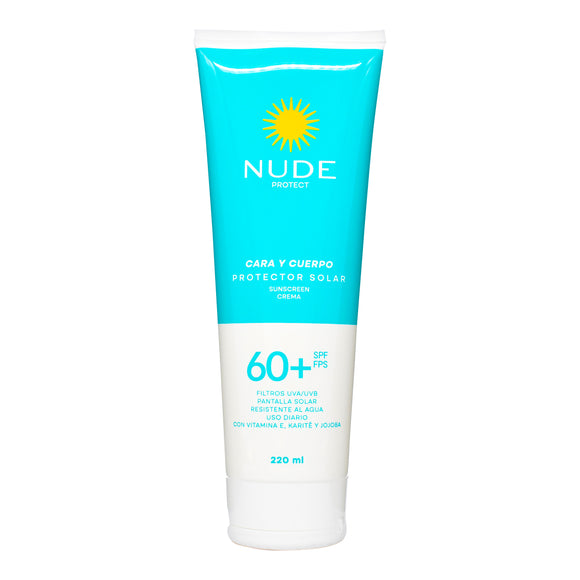 Protec Solar Nude SPF 60 Cara y Cuerpo 220 ml — Prebel