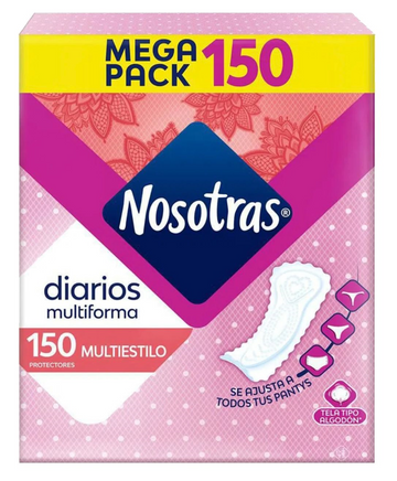Protector Nosotras Diarios Multiestilo 150 Unidades — Familia