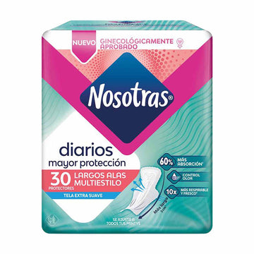 Protectores Nosotras Diarios Largos Alas Multiestilo — Familia
