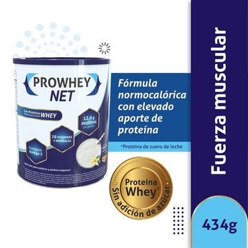 Prowhey Net Vainilla 434 g polvo reconstitución oral — Boydorr