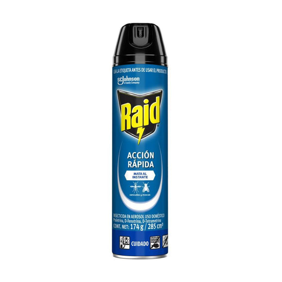 Raid Elimina Voladores insecticida en aerosol 285 ml — SC Johnson