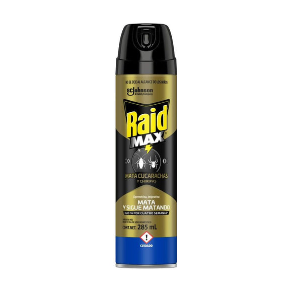Raid Max Mata Cucarachas y Chiripas 285 ml — SC Johnson