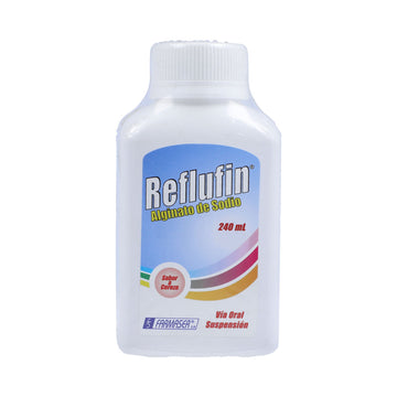 Reflufin Suspensión alginato de sodio 240 mL cereza — Farmaser