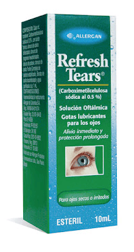 Refresh Tears Carboximetilcelulosa gotas lubricantes oftálmicas 10 ml — Allergan