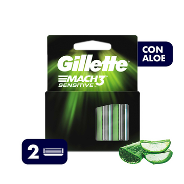 Repuesto Máquina Afeitar Mach 3 2 Unidades — Procter & Gamble