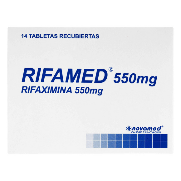 Rifamed 550mg 14 tabletas recubiertas — Novamed