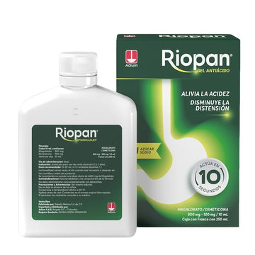 Riopan Gel magaldrato dimeticona frasco 250 ml — Tecnofarma